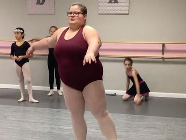 Юная пышка-балерина разрушила стереотипы о лишнем весе