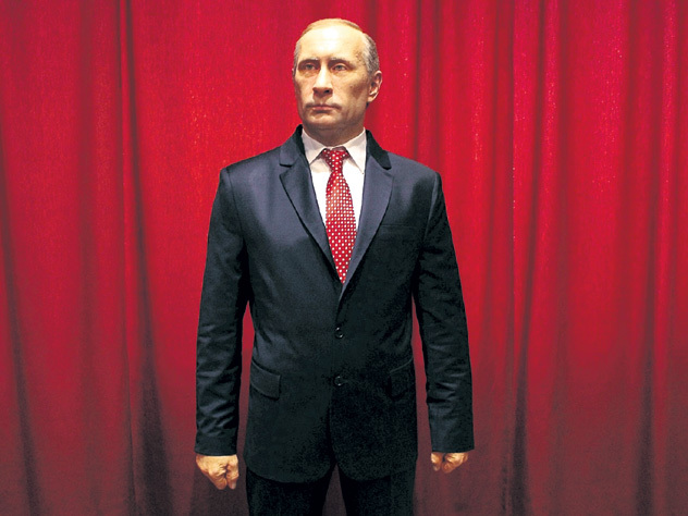 В сербской глубинке обнаружен восковой Путин