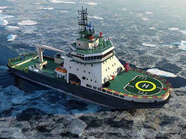 Военный ледокол «Илья Муромец» готов покорять арктические льды