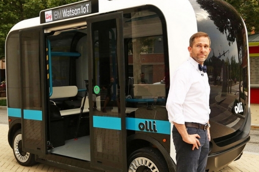 Автобусы в США печатаются на 3D-принтере и ездят без водителя