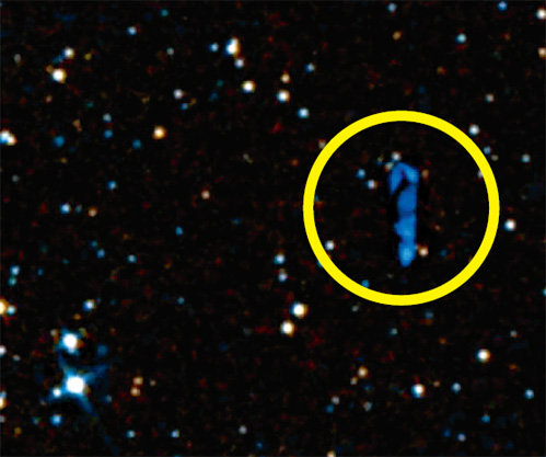 На сделанной телескопом фотографии видны приближающиеся корабли пришельцев