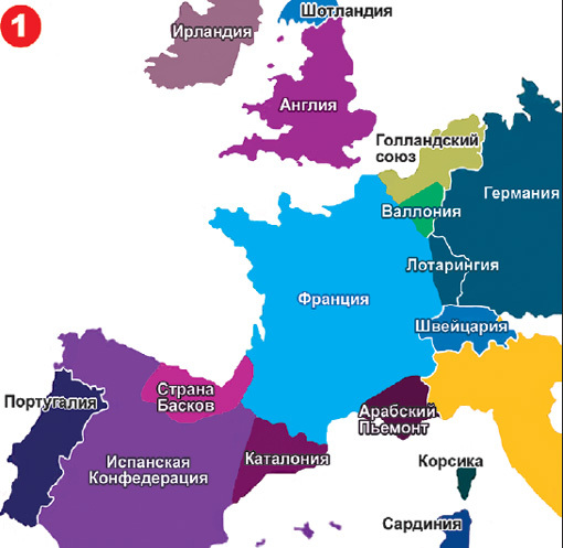 Карта Европы-2035: Украина без Галичины и Донбасса, Россия без Кавказа, нос Беларусью
