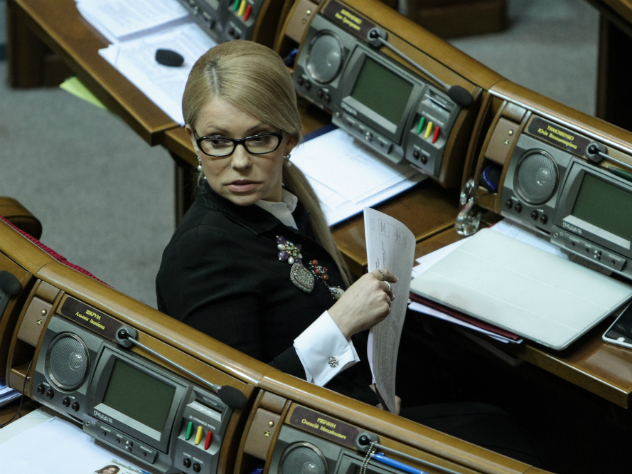 Попа Юлии Тимошенко затмила возвращение Саакашвили на Украину