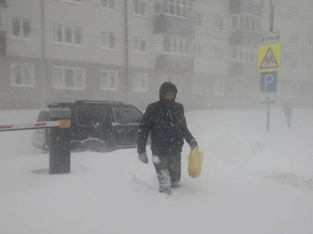 На Москву надвигается снегопад