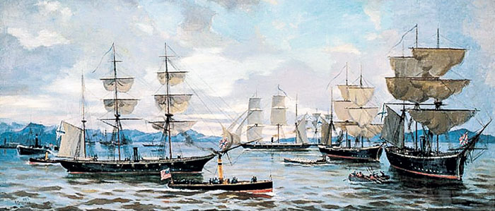 Император Александр II отправил к берегам США две эскадры