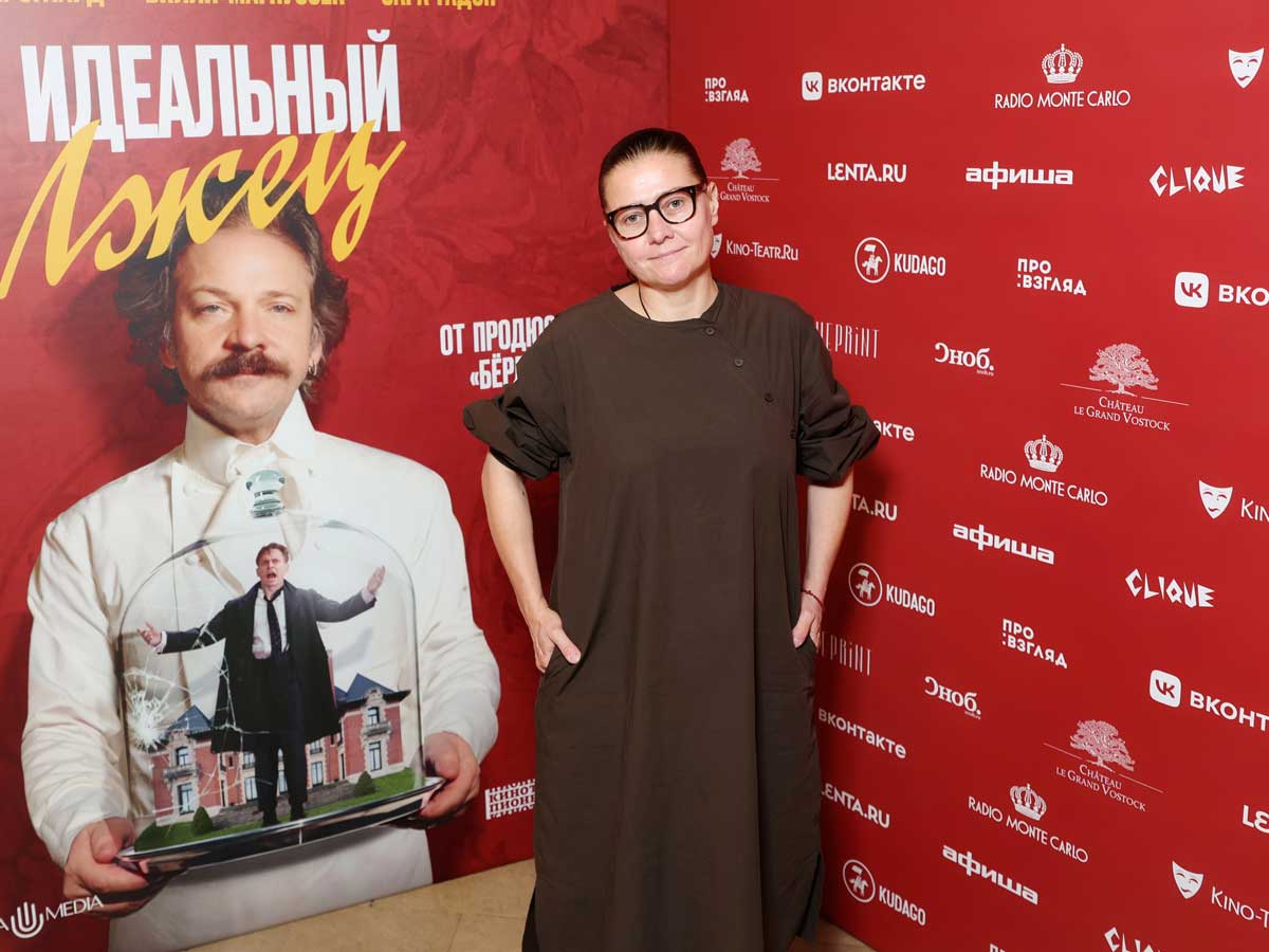 Мария Голубкина на премьере фильма «Идеальный лжец»