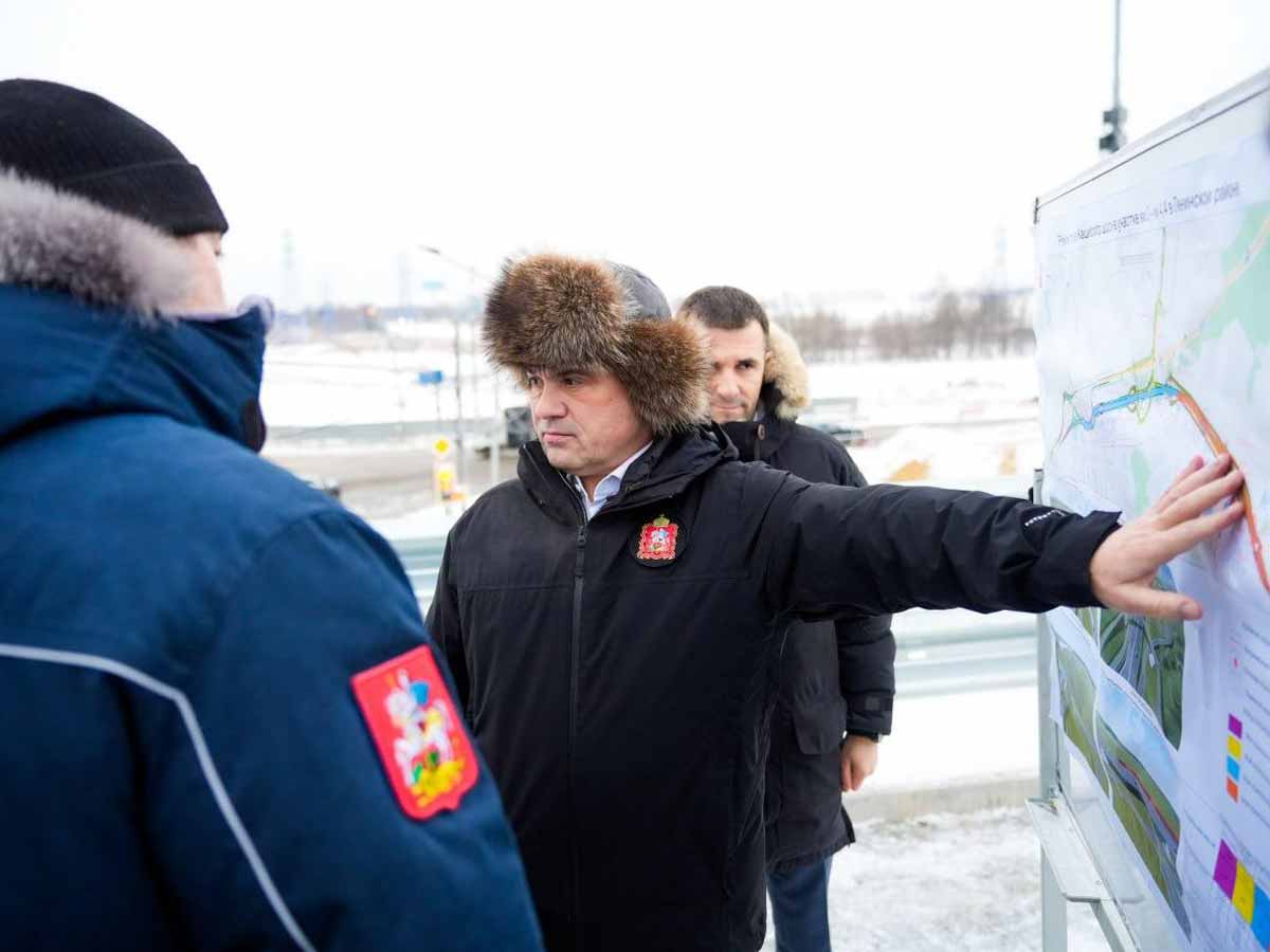 Андрей Воробьев: в Подмосковье открыли эстакаду, завершение новой развязки запланировано на 2025 год